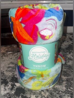 Destination Holiday Throw Blanket 50 x 60 Inches